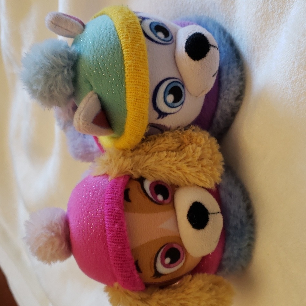 Paw Patrol Skye and Everest Slippers Size 9-10